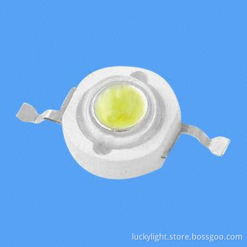 0.5W High-power LED, Red Color, 150mA Peak Current, 20-30lm Luminous Flux